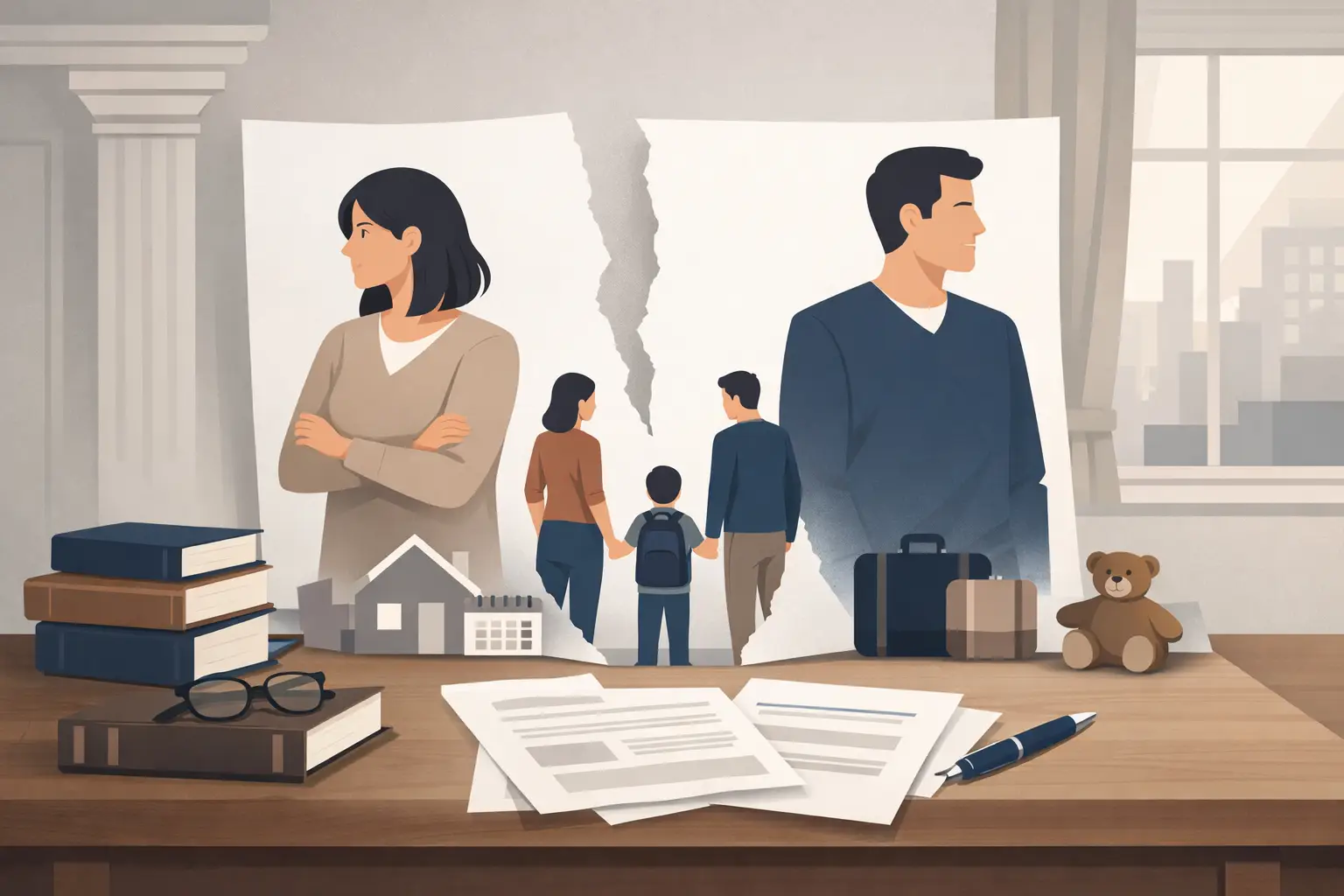 Separazione consensuale con figli e accordi