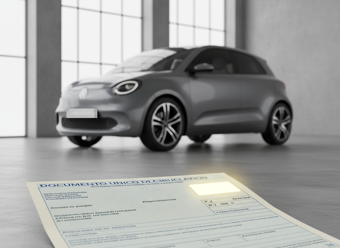 Bollo auto 2027: automobile e carta di circolazione con riferimento alla potenza del veicolo indicata al campo P.2